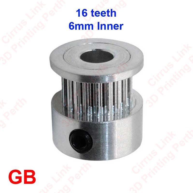 Sync Wheel Drive Aluminum for 6mm GT2 Timing Belt - Enhance Precision