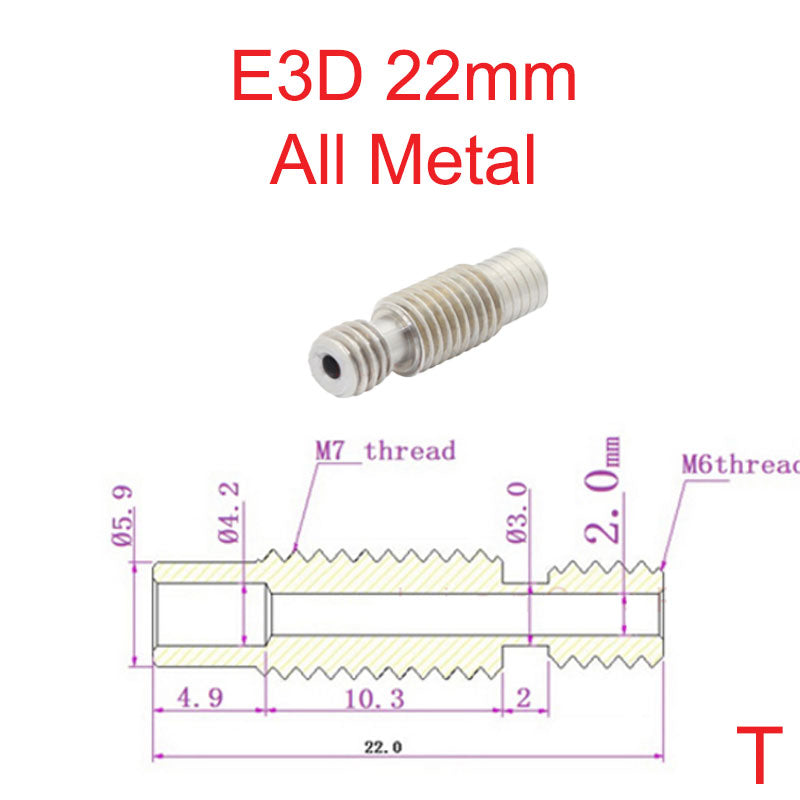 Buy the E3D 3D printer throat in Perth.