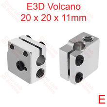 People buy this E3D volcano 3D printing heat block a lot and it sells a lot in Perth.