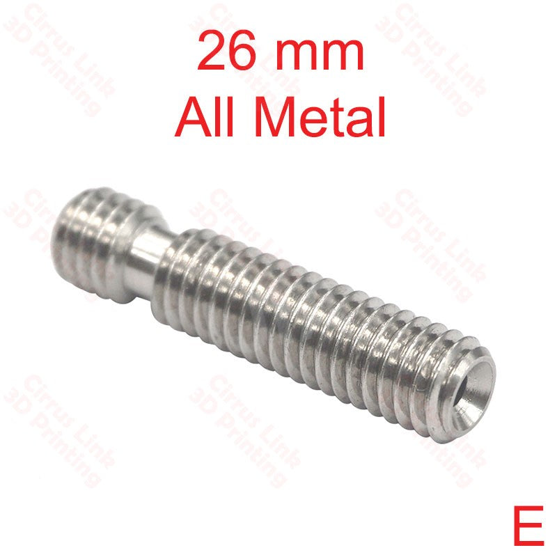 Throat MK8 Threaded 26.5mm long - High-quality throat for 3D printers.