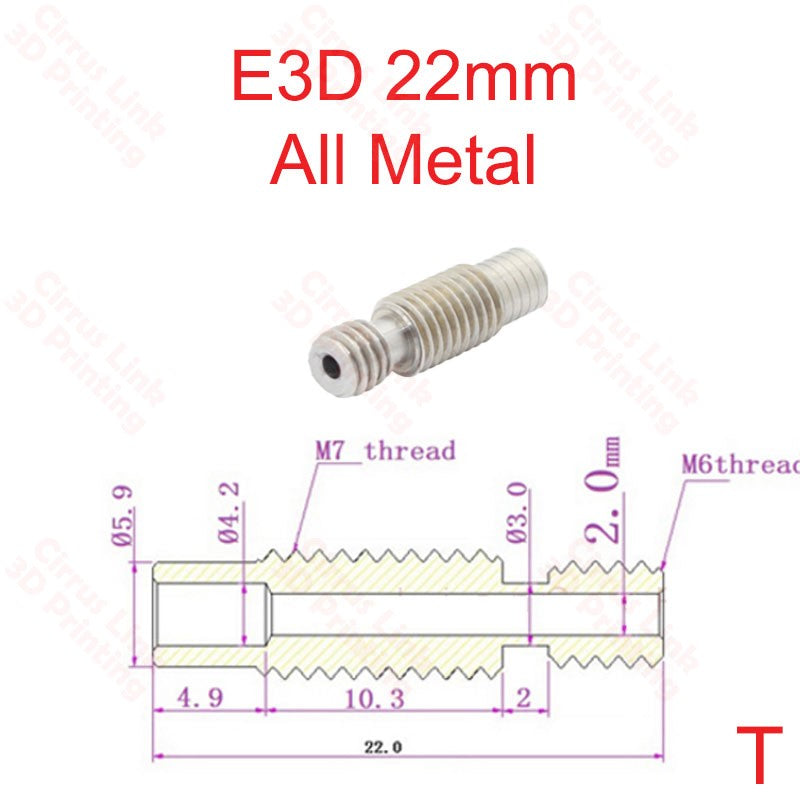 E3D 3D printer throat is available at all big stores.