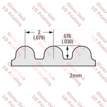 High-quality Sync Belt GT2 open 6mm Width Timing Belt - 1 Meter for precise and efficient performance. Shop now!
