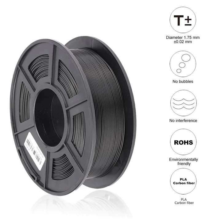 A happy customer in Perth holding their purchase of Sunlu PLA Carbon Fiber Filament for their 3D printing needs.