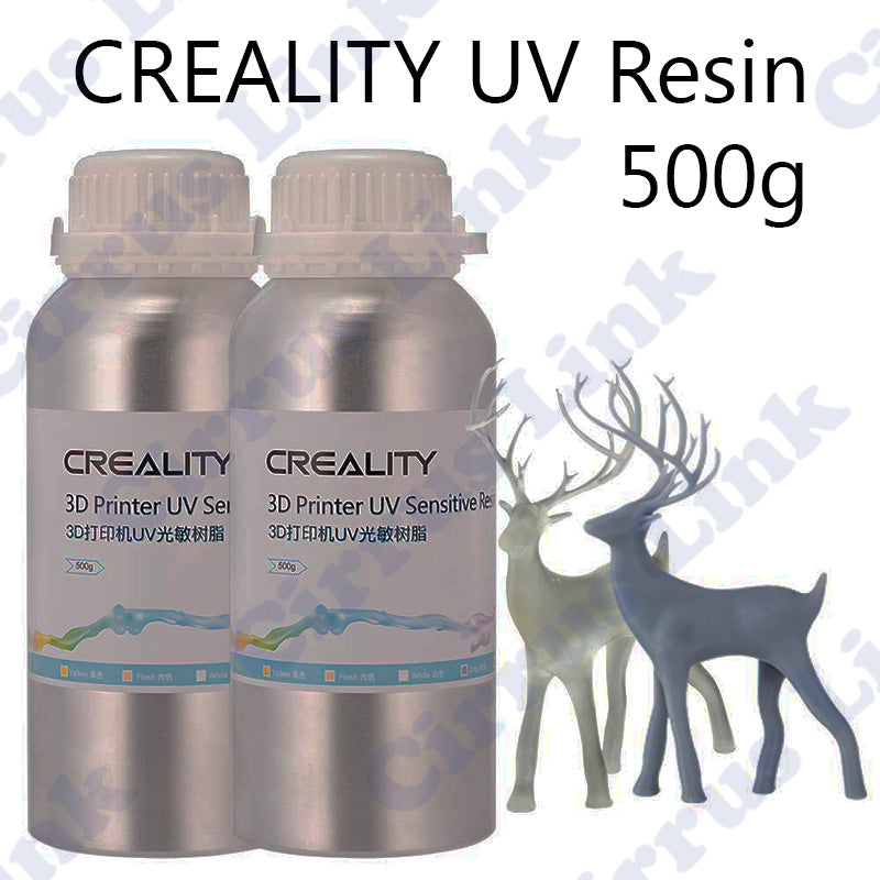 Resin Creality UV-Curing Sensitive 500g - High-quality, fast-curing resin for 3D printing.